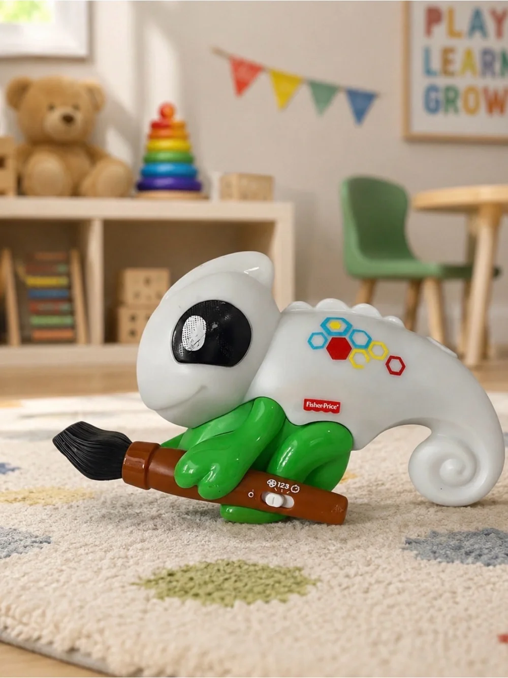 Fisher Price Think And Learn Smart Scan Color Chameleon No Color Discs 201